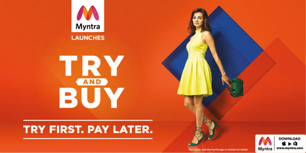 Top brand trend of Myntra